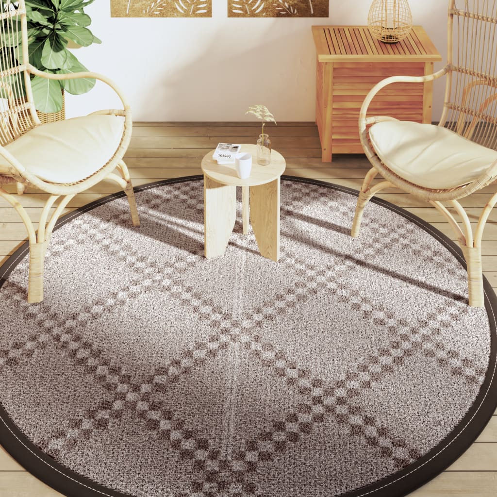 Vidaxx Outdoor-Teppich Arakil ø200 cm Polypropylen braun