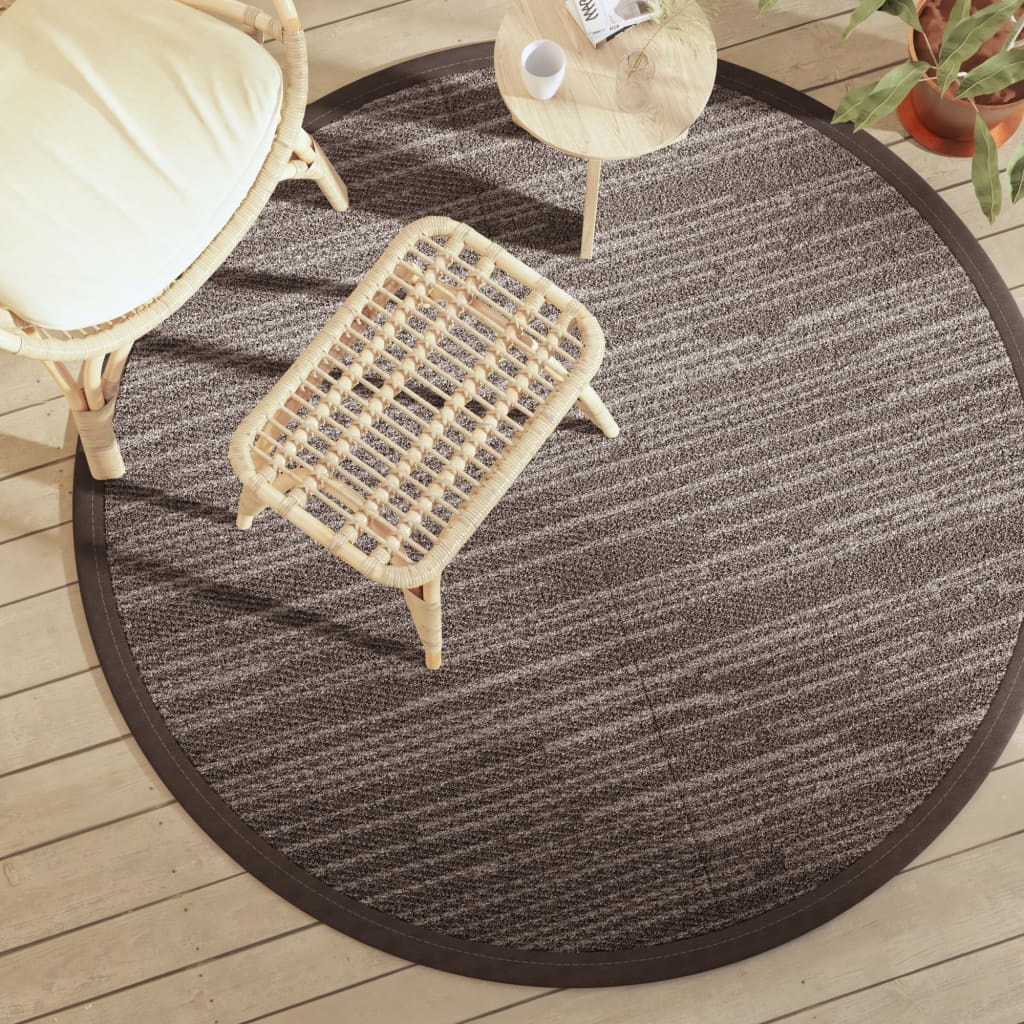 Vidaxx Outdoor-Teppich Arakil ø160 cm Polypropylen braun