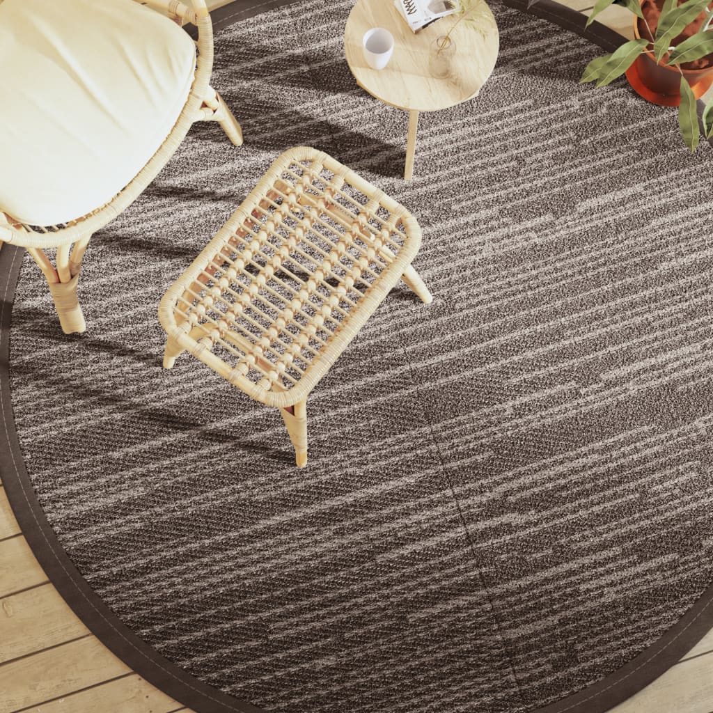 Vidaxx Outdoor-Teppich Arakil ø200 cm Polypropylen braun