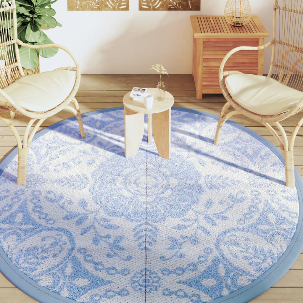Vidaxx Outdoor-Teppich Arakil ø200 cm Polypropylen Babyblau