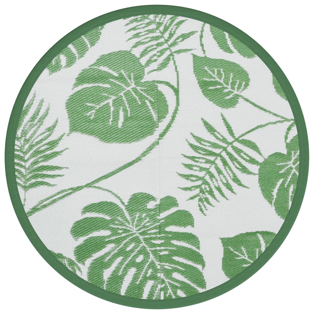 VidaXL Outdoor-Teppich Ø200 cm Polypropylen grün