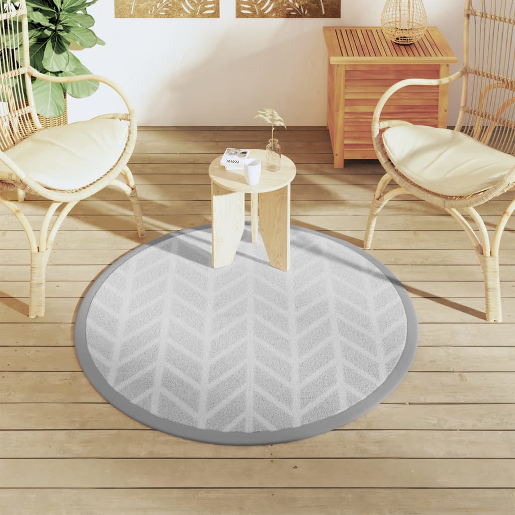 Vidaxx Outdoor-Teppich Arakil ø120 cm PP grau