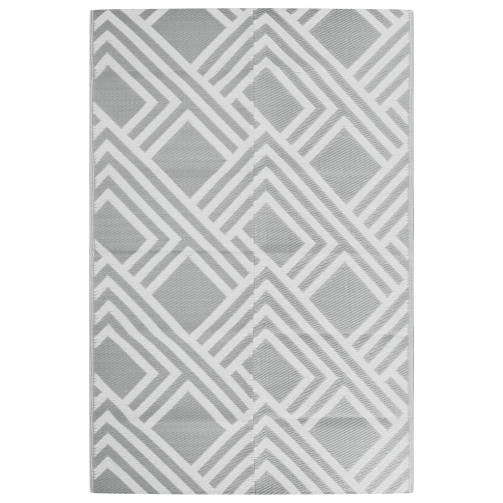 Vidaxx Outdoor-Teppich Arakil 120x180 cm PP grau