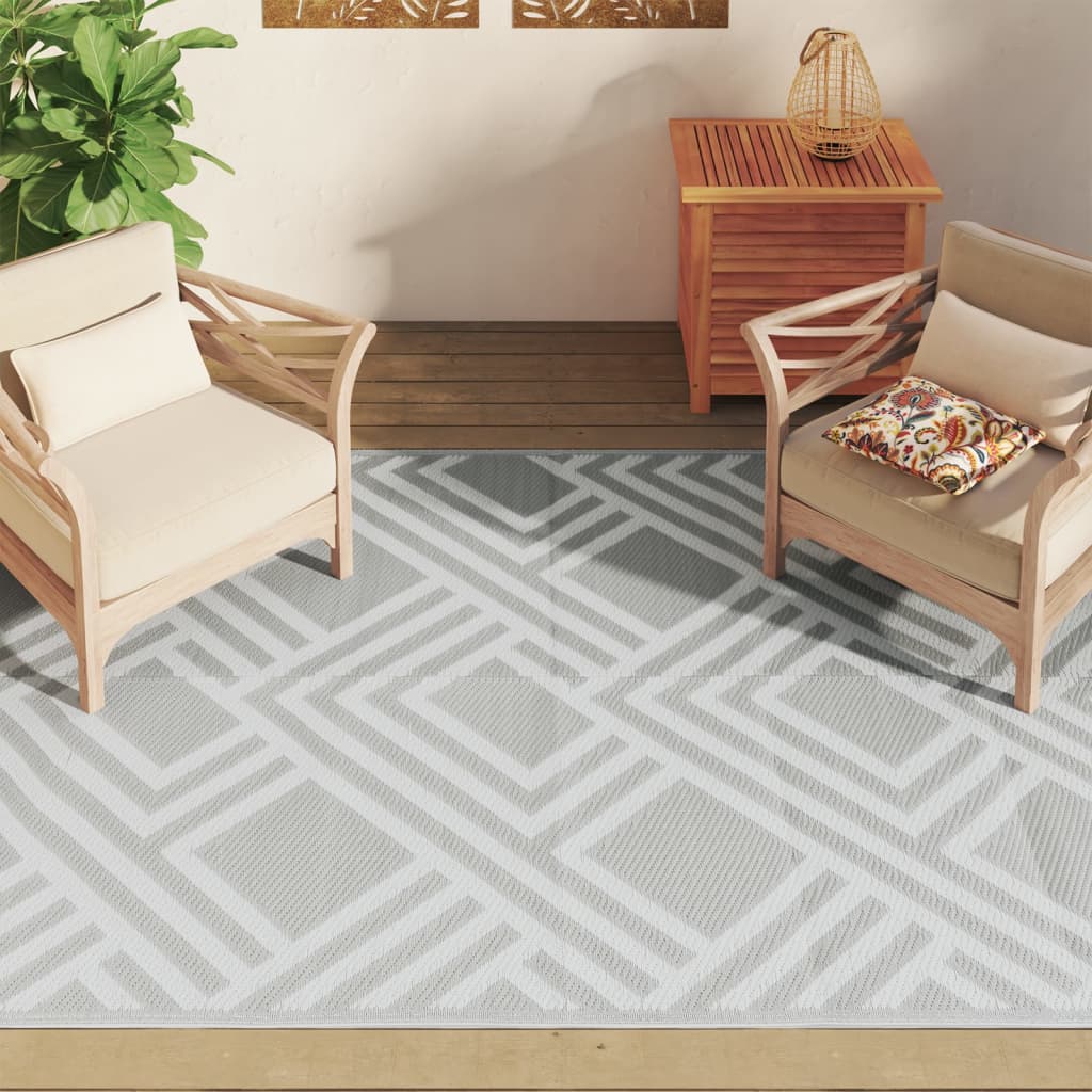Vidaxx Outdoor-Teppich Arakil 160x230 cm PP grau