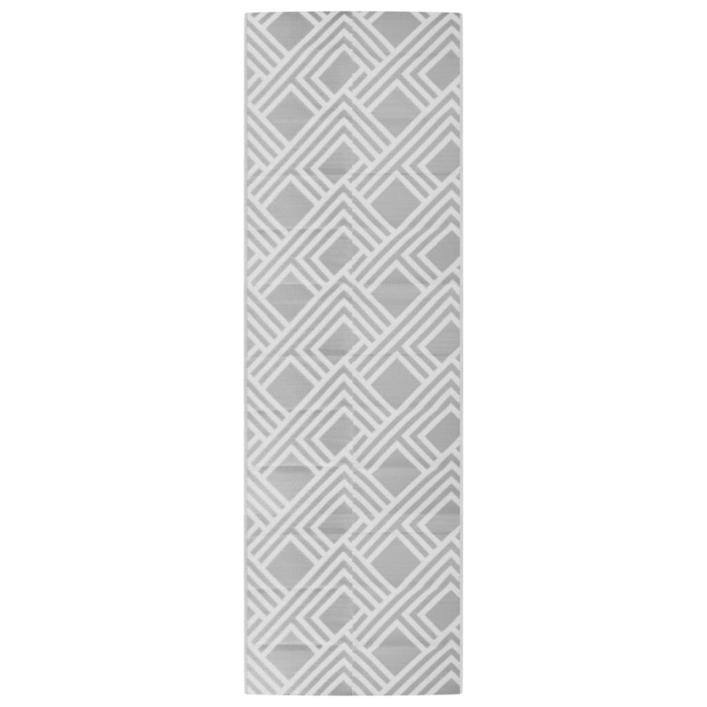 Vidaxx Outdoor-Teppich Arakil 80x250 cm PP grau