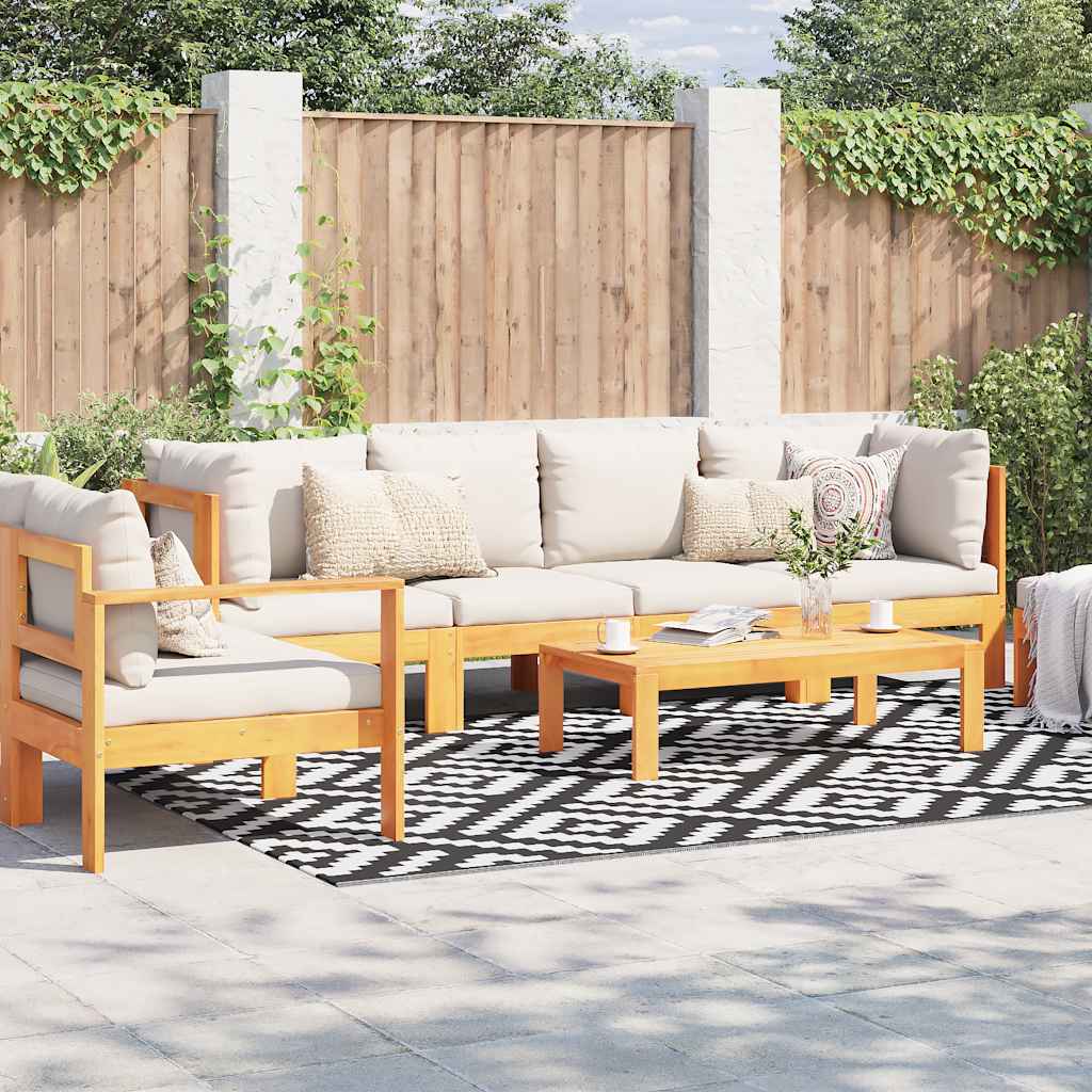 Vidaxl buitenkleed arakil 190x290 cm pp wit en zwart