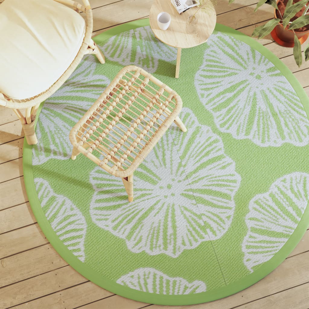 Vidaxx Outdoor-Teppich Arakil ø160 cm Polypropylen grün