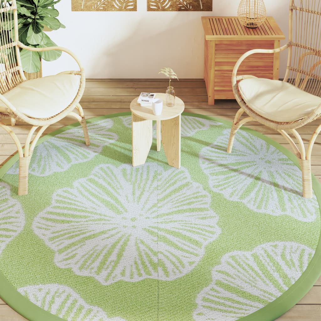Vidaxx Outdoor-Teppich Arakil ø 200 cm Polypropylen grün