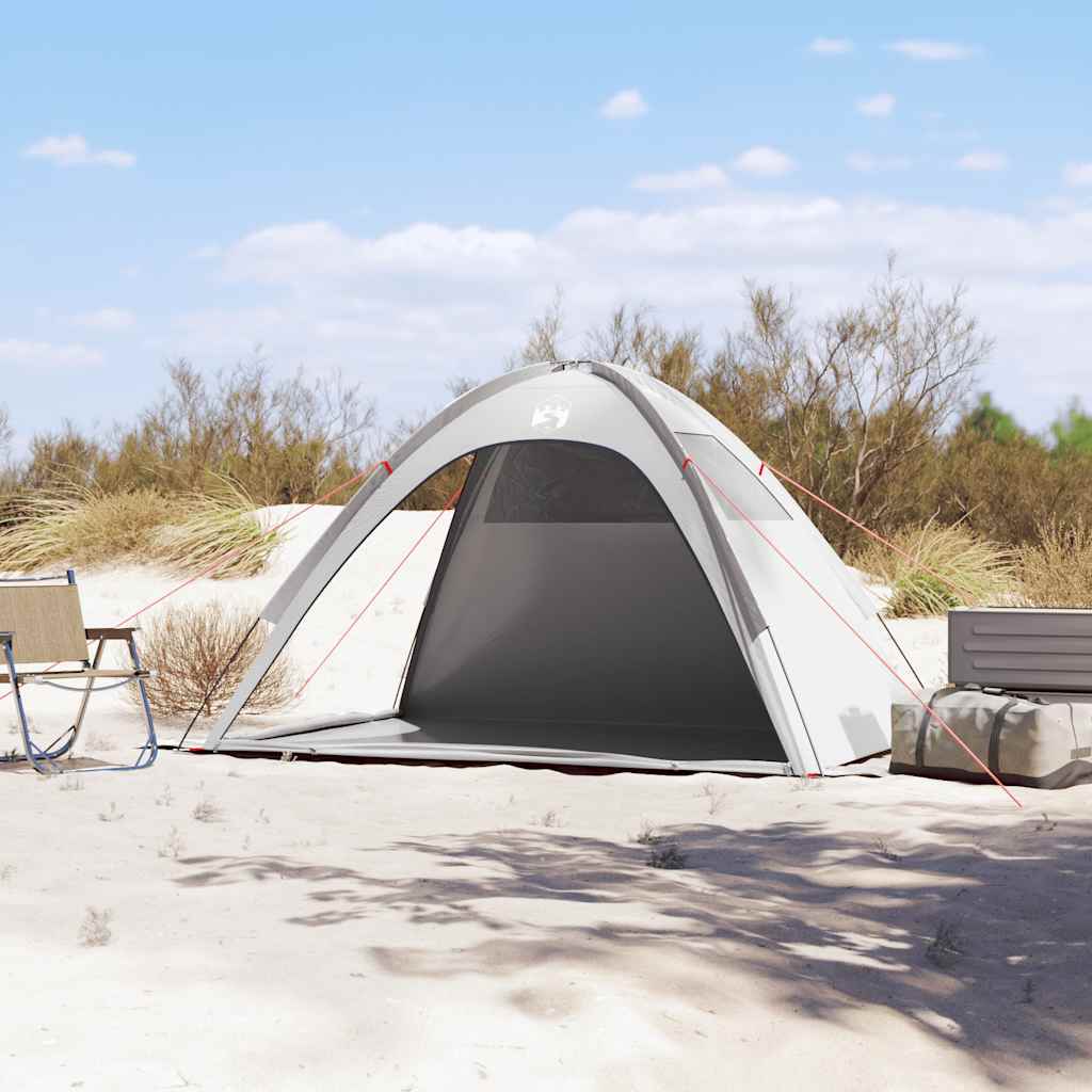VidaXL Strandzelt wasserdicht grau