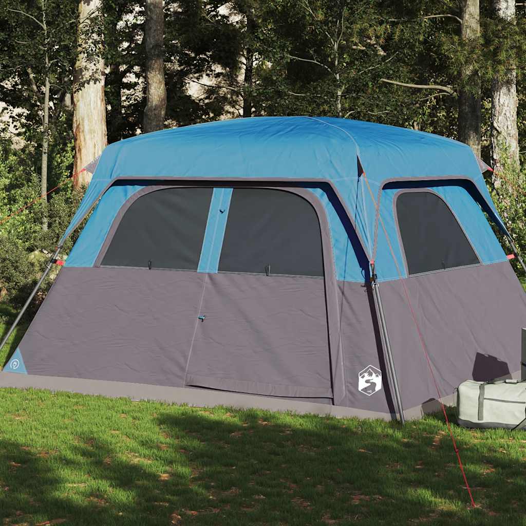 VidaXL Familienzelt 6-Personen wasserdicht blau