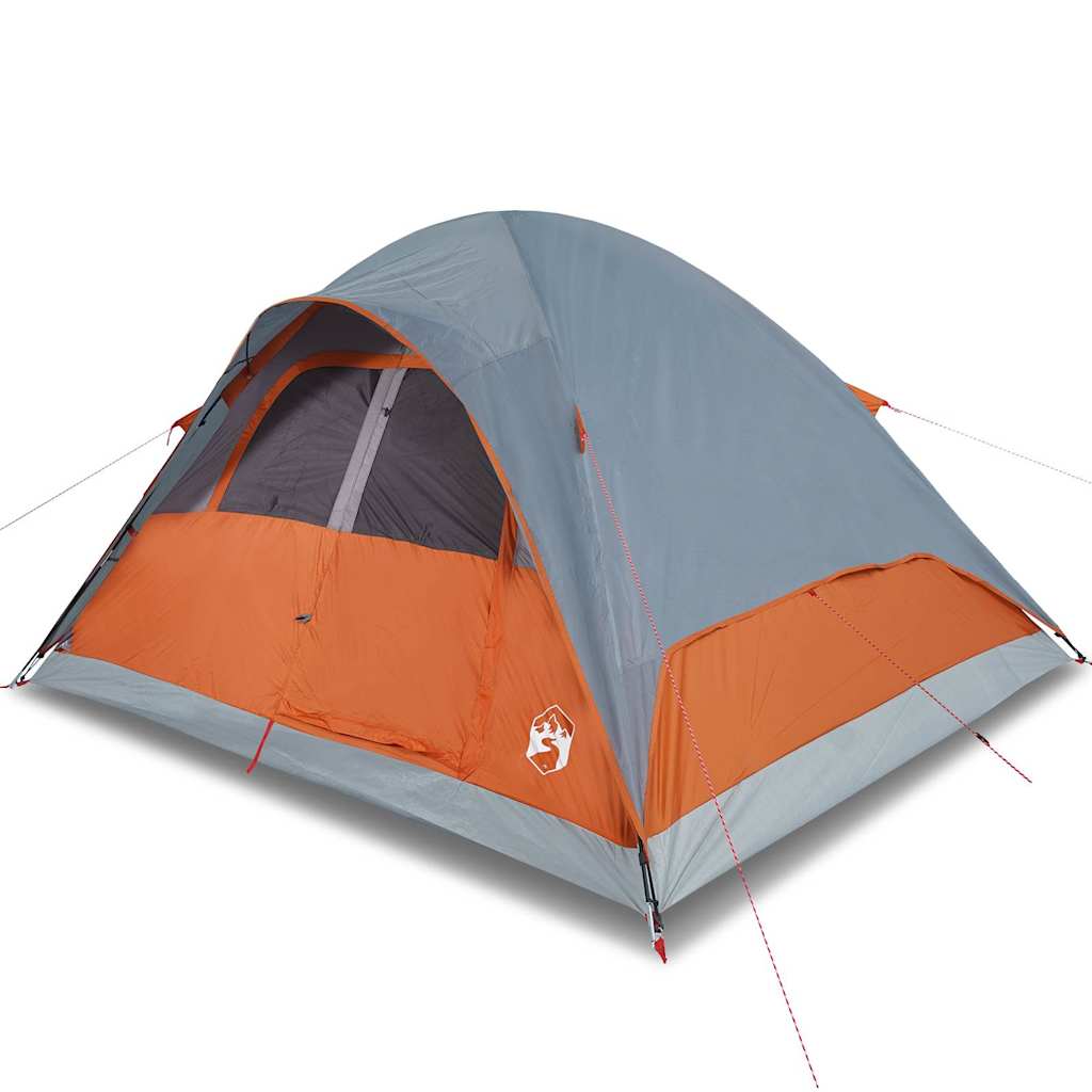 VidaXL Kuppelzelt 6-Personen wasserdicht orange