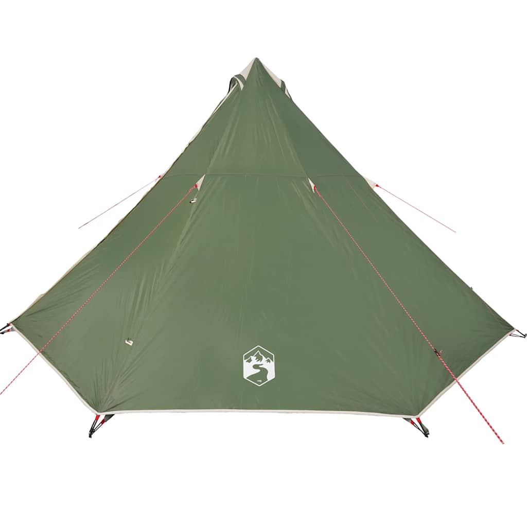 VidaXL Tipi-Zelt 8-Personen wasserdicht grün