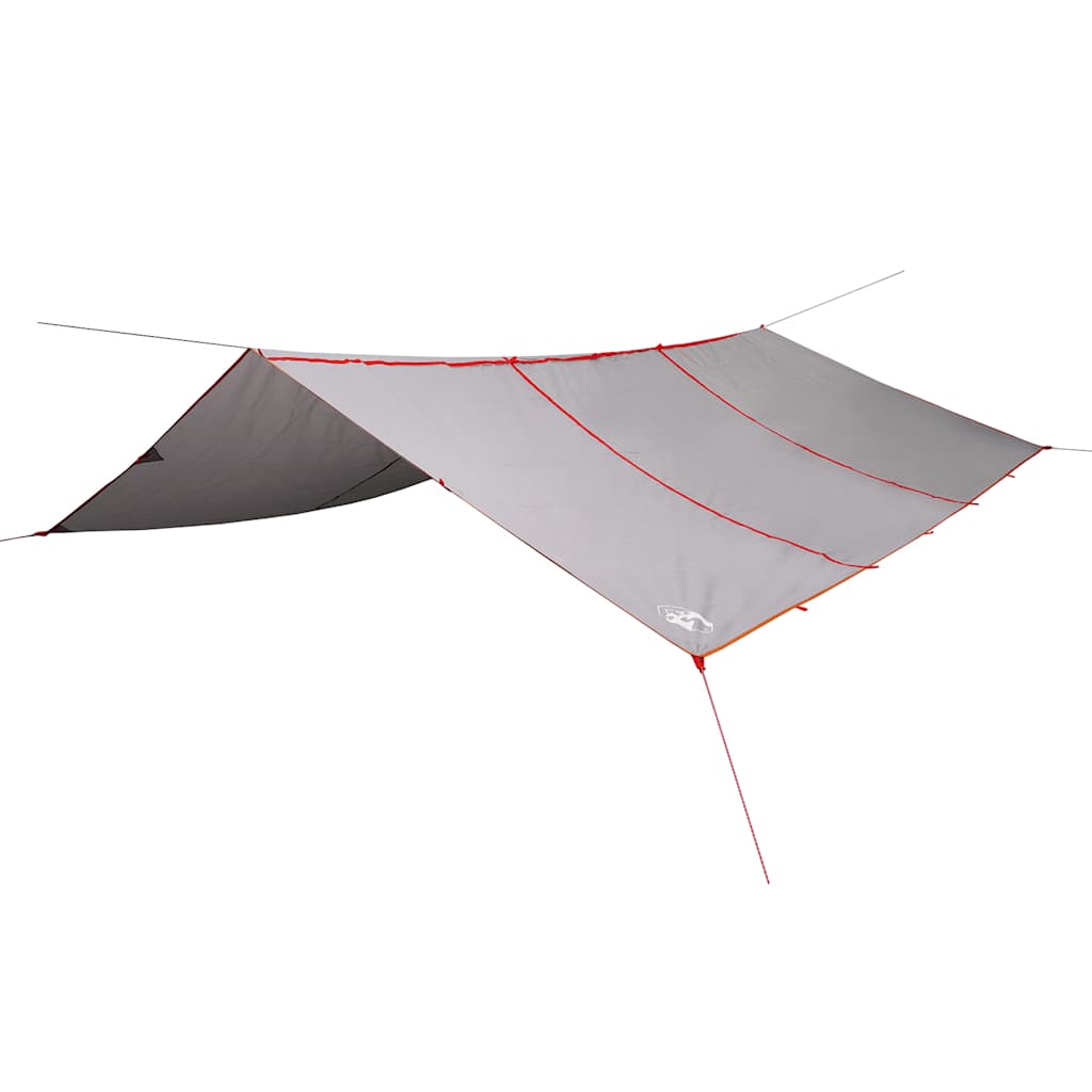 Vidaxx Camping-Markise wasserdicht 420x440 cm grau und orange