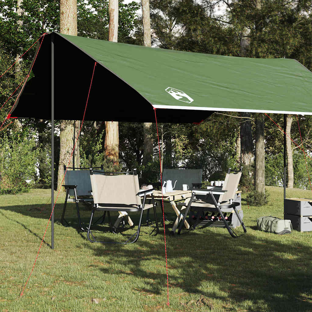 Vidaxx Camping-Markise wasserdicht 460x305x210 cm grün