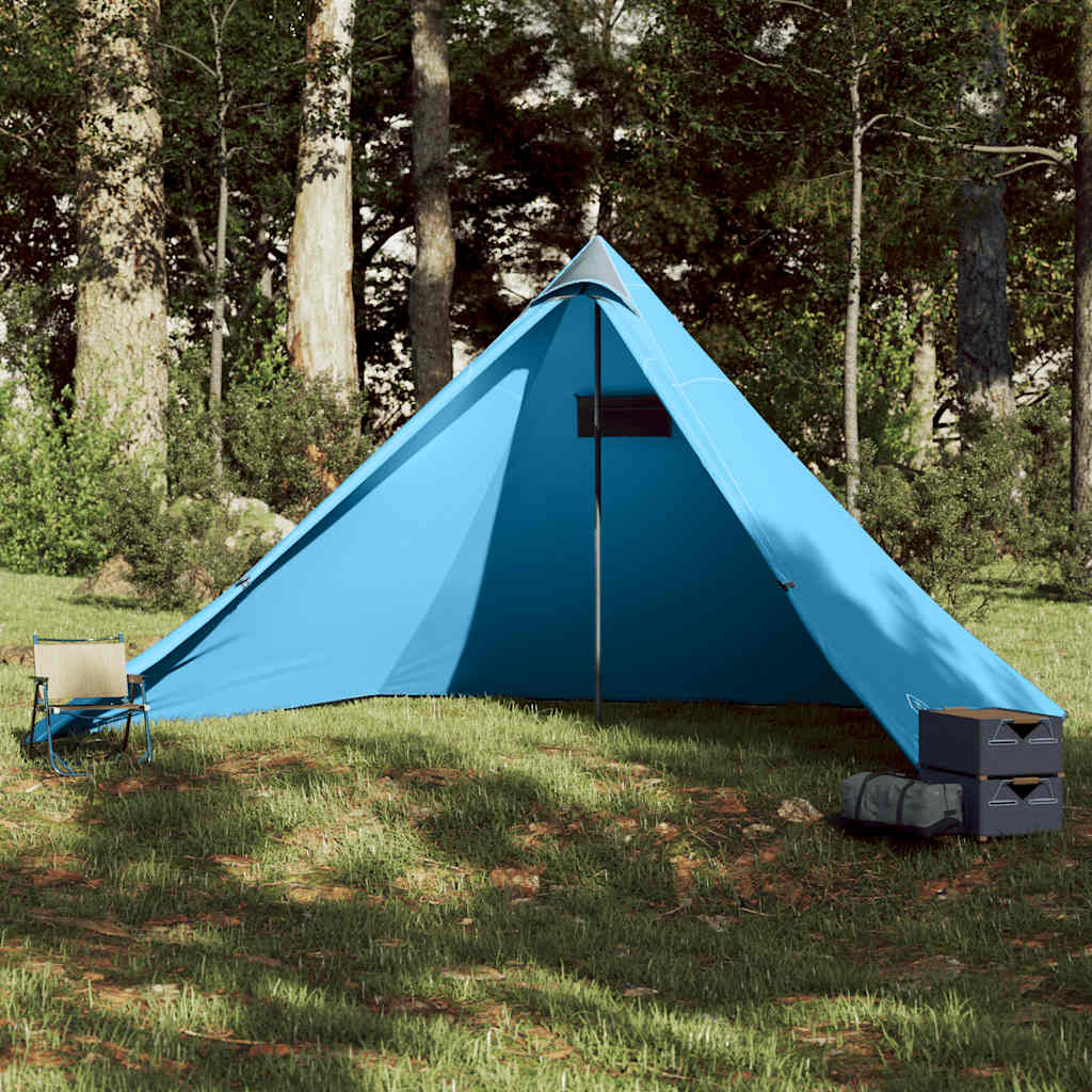VidaXL Tipi-Zelt 7-Personen wasserdicht blau