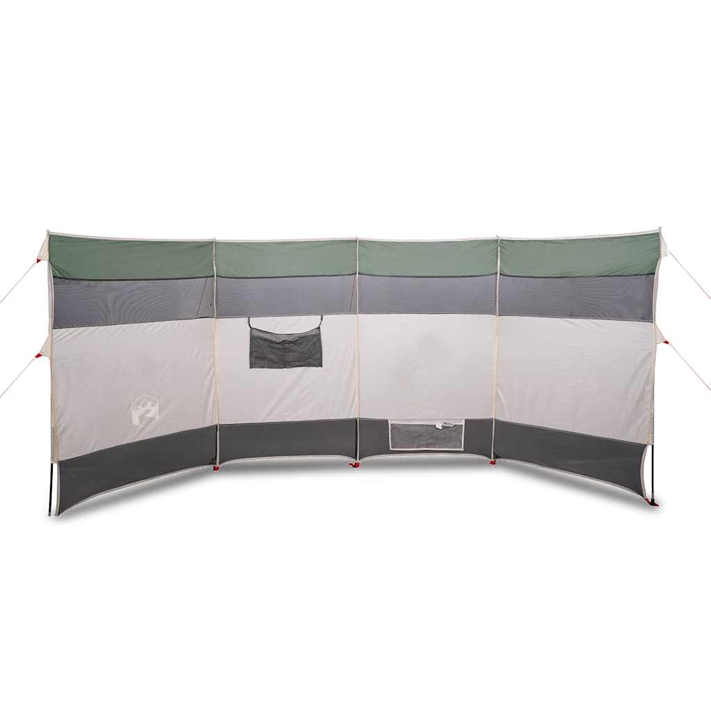 VidaXL Windschutzscheibe Camping wasserdicht 366x152x152 cm grün