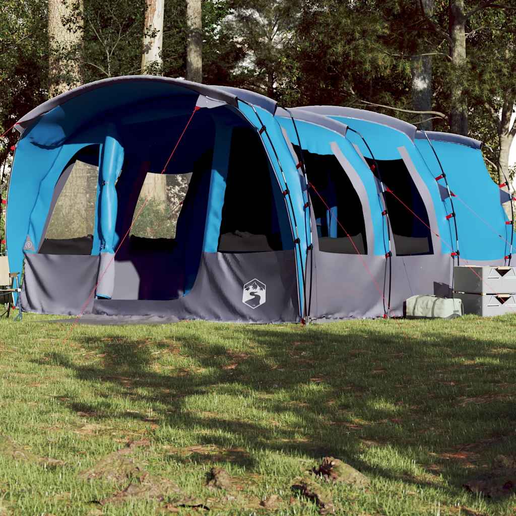 Vidaxl tunneltent voor gezin 8-persoons waterdicht blauw