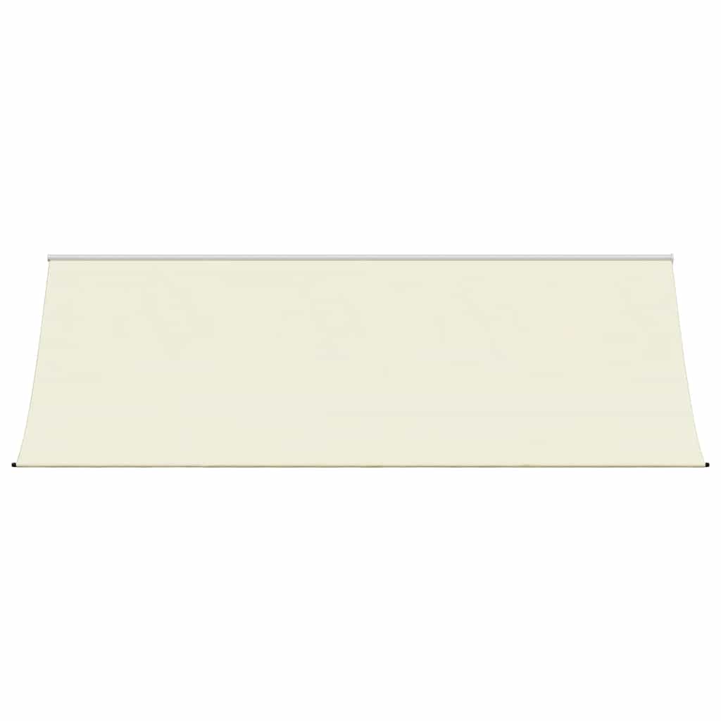 Vidaxx ausziehbare Markise 350x150 cm Stoff und Stahl cremefarben