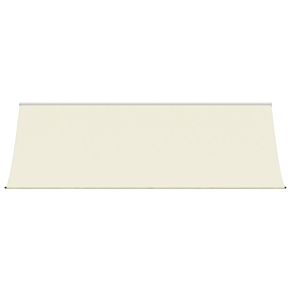 Vidaxx ausziehbare Markise 400x150 cm Stoff und Stahl cremefarben