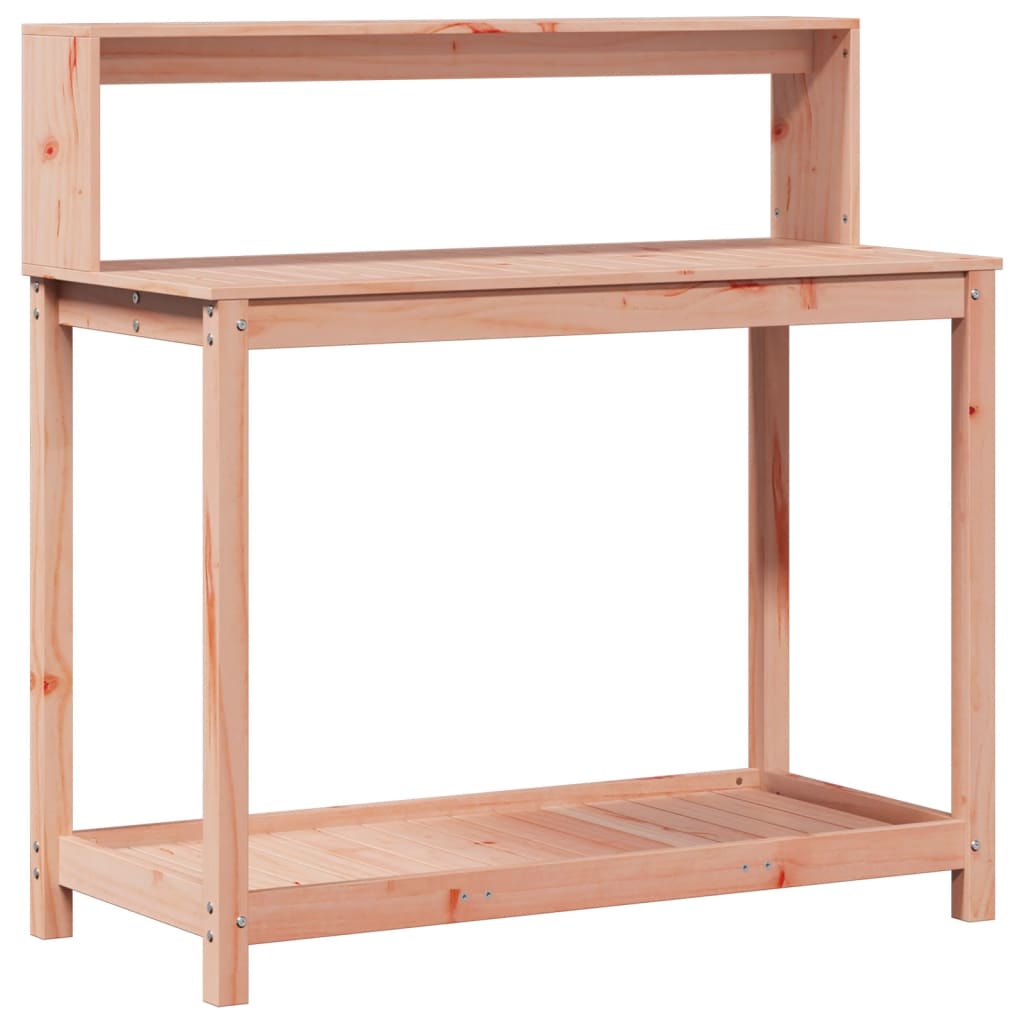 VidaXL Pflanztisch mit Regalen 108x50x109,5 cm aus massivem Douglas-Holz