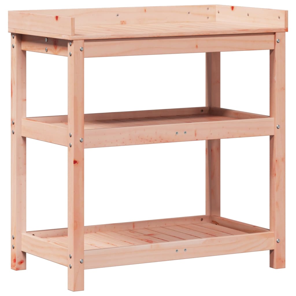 Vidaxx Pflanztisch mit Regalen 82,5x45x86,5 cm massives Douglas-Holz
