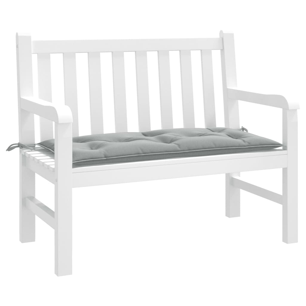 Vidaxx Gartenbankauflage 100x50x7 cm Stoff hellgrau gemischt