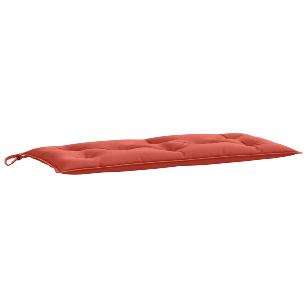 VidaXL Gartenbankauflage 100x50x7 cm Stoff rot gemischt