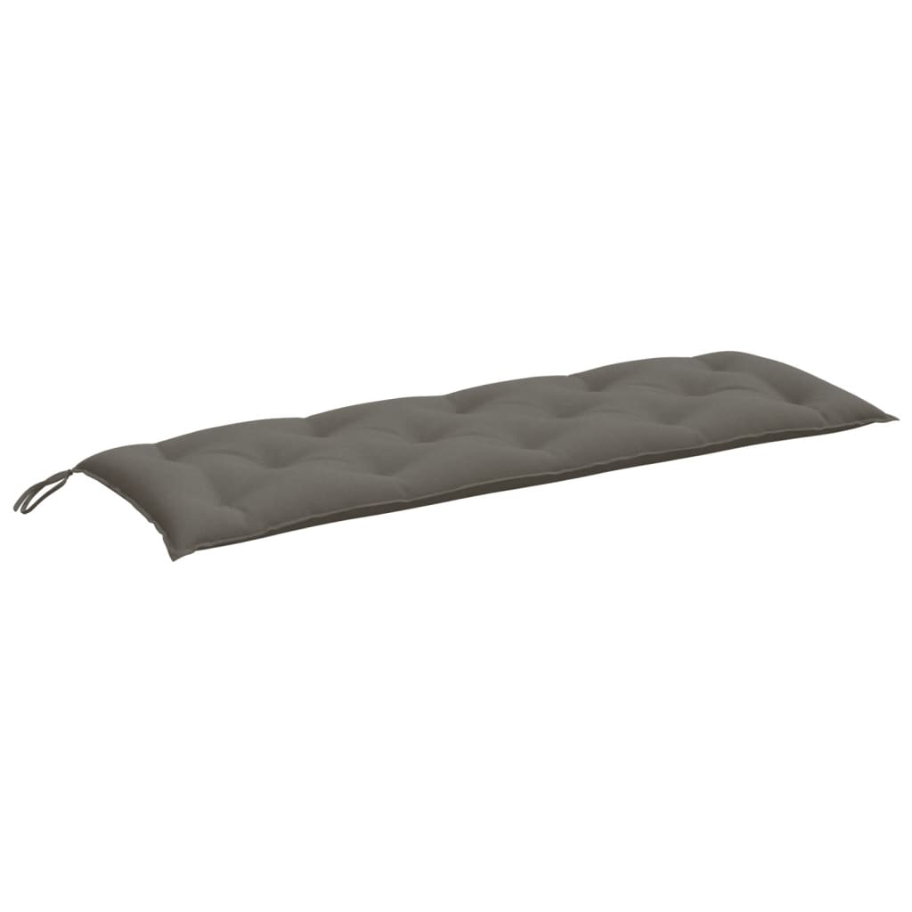 Vidaxx Gartenbankauflage 150x50x7 cm Stoff dunkelgrau gemischt