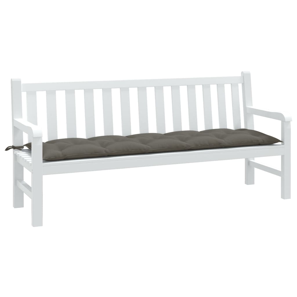 Vidaxx Gartenbankauflage 180x50x7 cm Stoff dunkelgrau gemischt