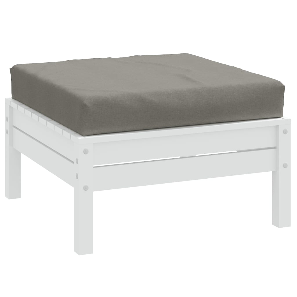 Vidaxx Palettenkissen 60x60x10 cm Stoff dunkelgrau gemischt