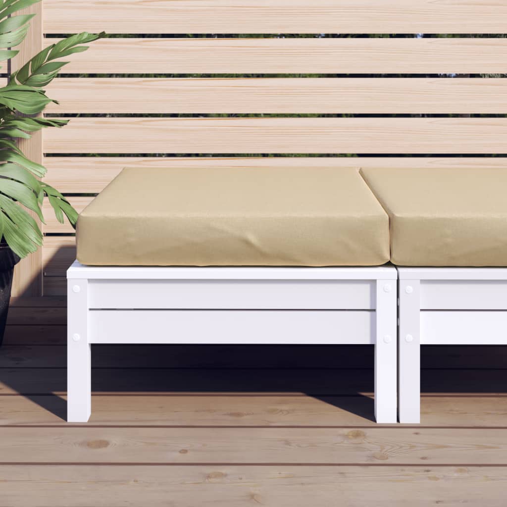 Vidaxx Palettenkissen 60x60x10 cm Stoff beige gemischt