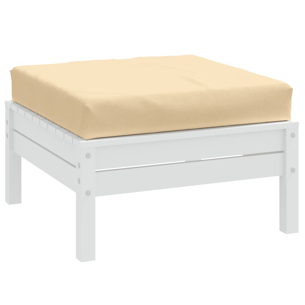 Vidaxx Palettenkissen 60x60x10 cm Stoff beige gemischt