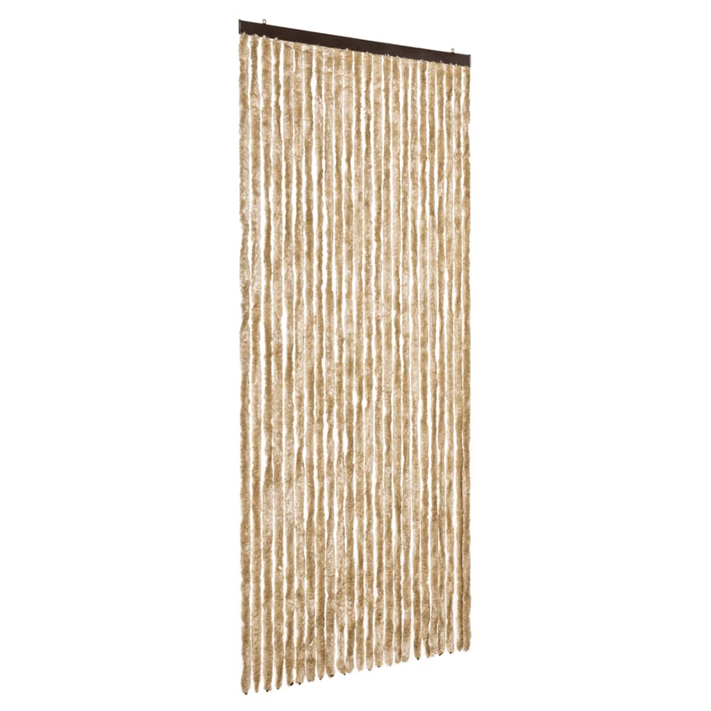Vidaxx Fliegenvorhang 100x200 cm Chenille Beige