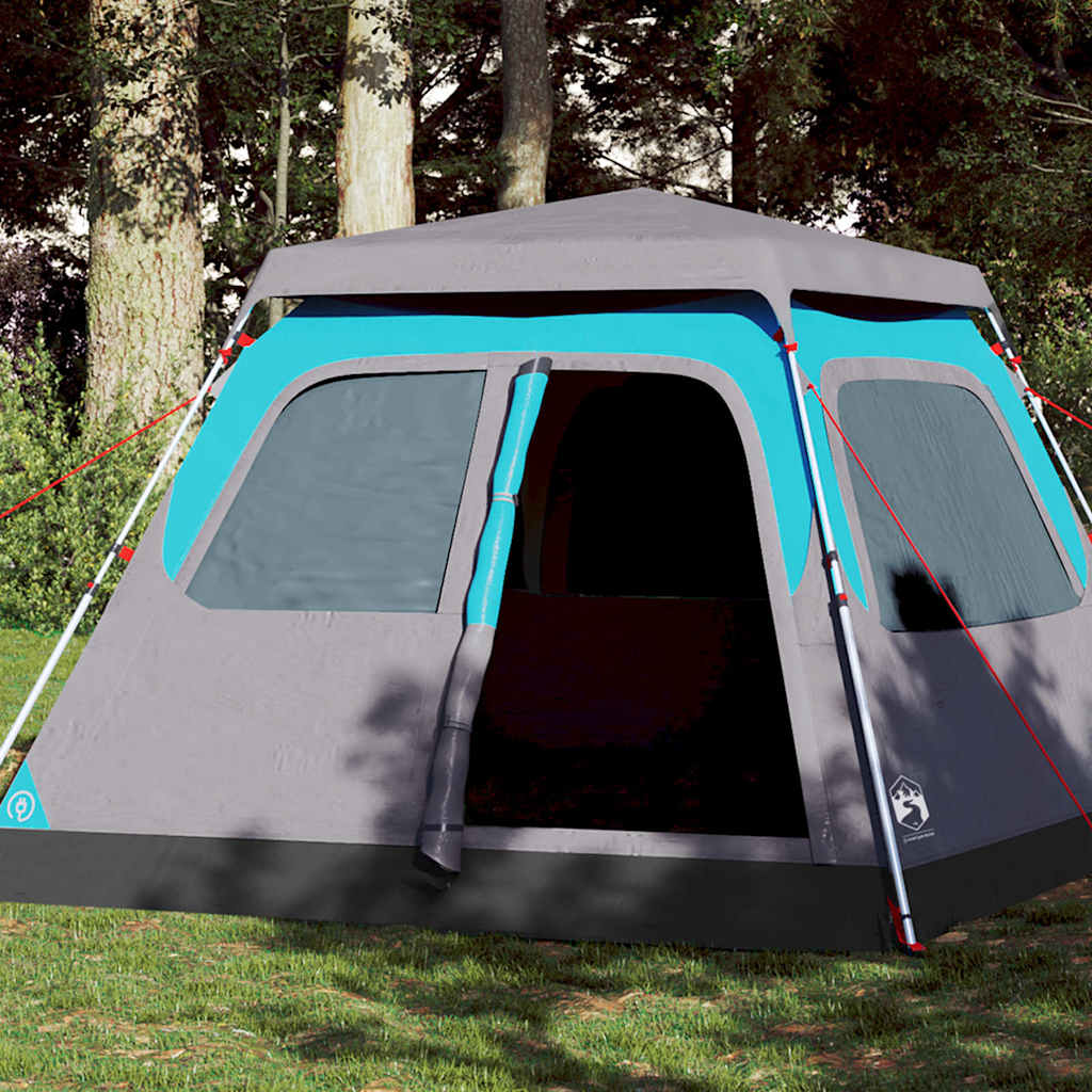 Vidaxl Kuppelzelt 4-Personen Schnellspanner blau