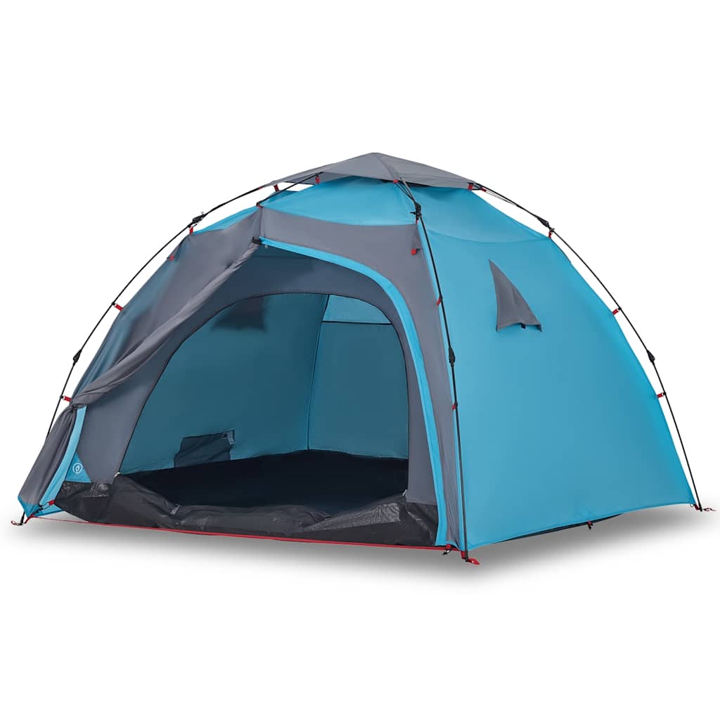 Vidaxl Kuppelzelt 4-Personen Schnellspanner blau