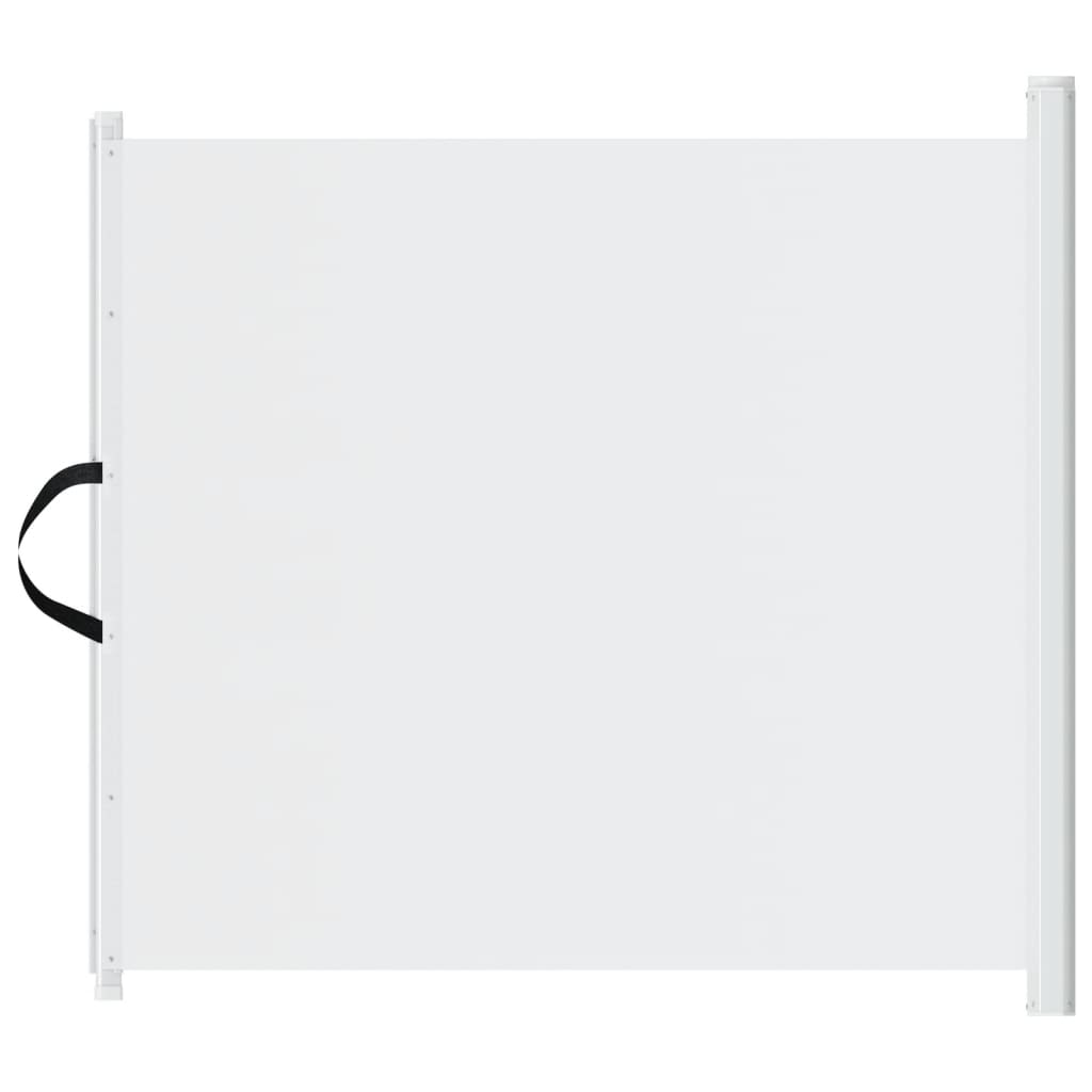 Vidaxx ausziehbares Haustiergitter 117,5x125 cm weiß