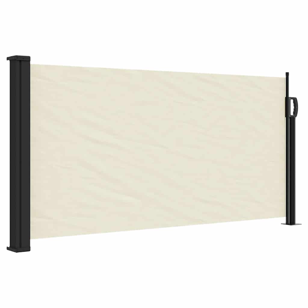 Vidaxx ausziehbarer Windschutz 100x300 cm cremefarben