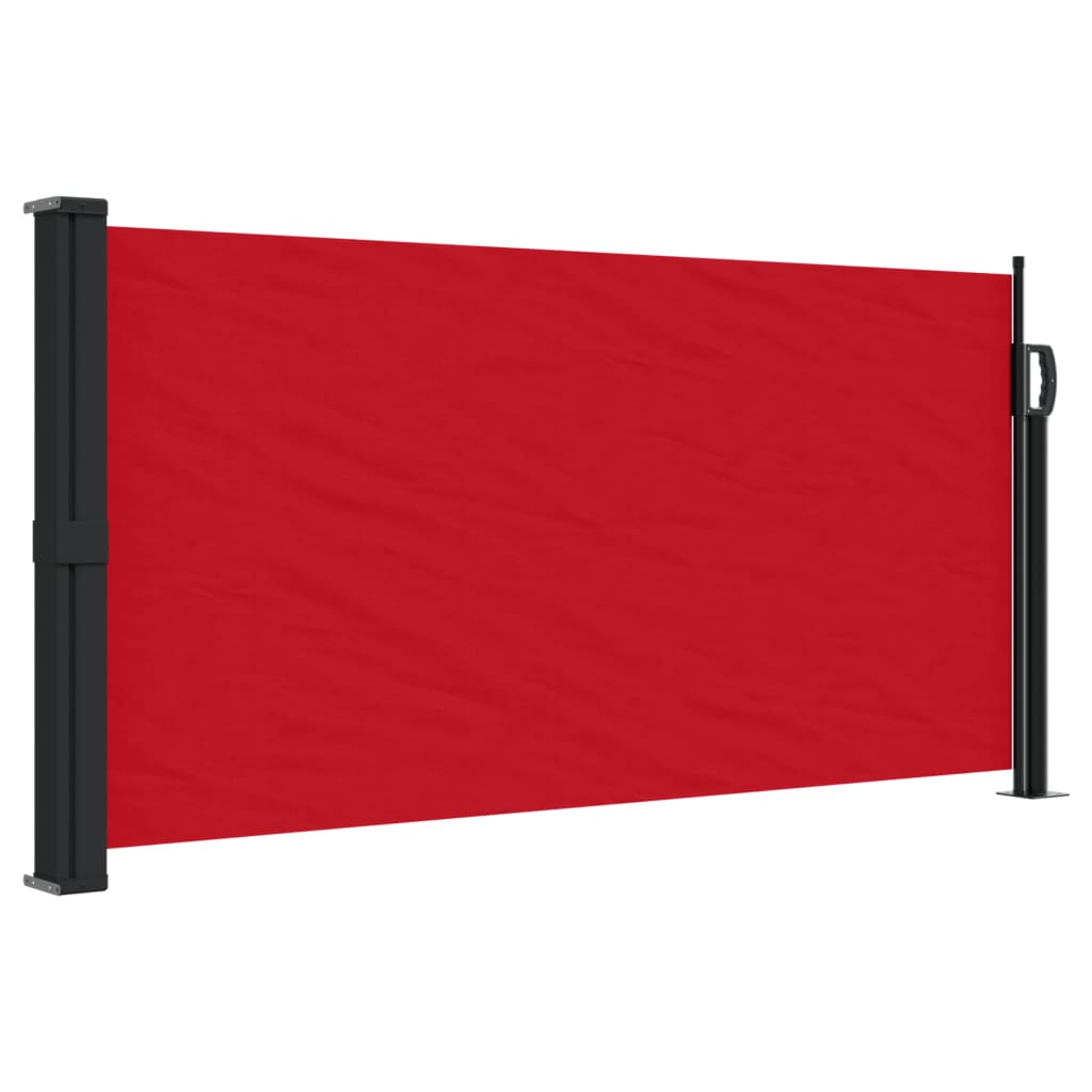 Vidaxx ausziehbarer Windschutz 100x300 cm rot