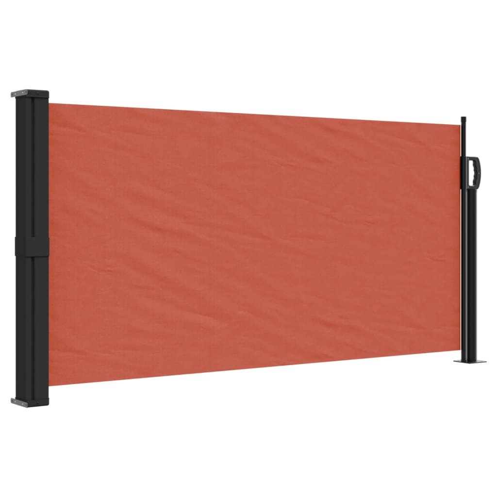 Vidaxx ausziehbarer Windschutz 100x300 cm Terrakotta