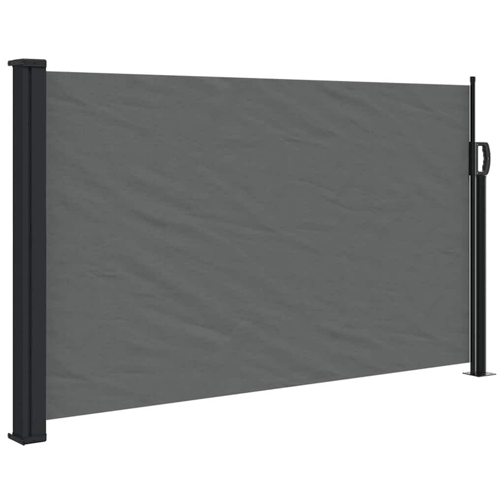 Vidaxx ausziehbarer Windschutz 117x300 cm Anthrazit