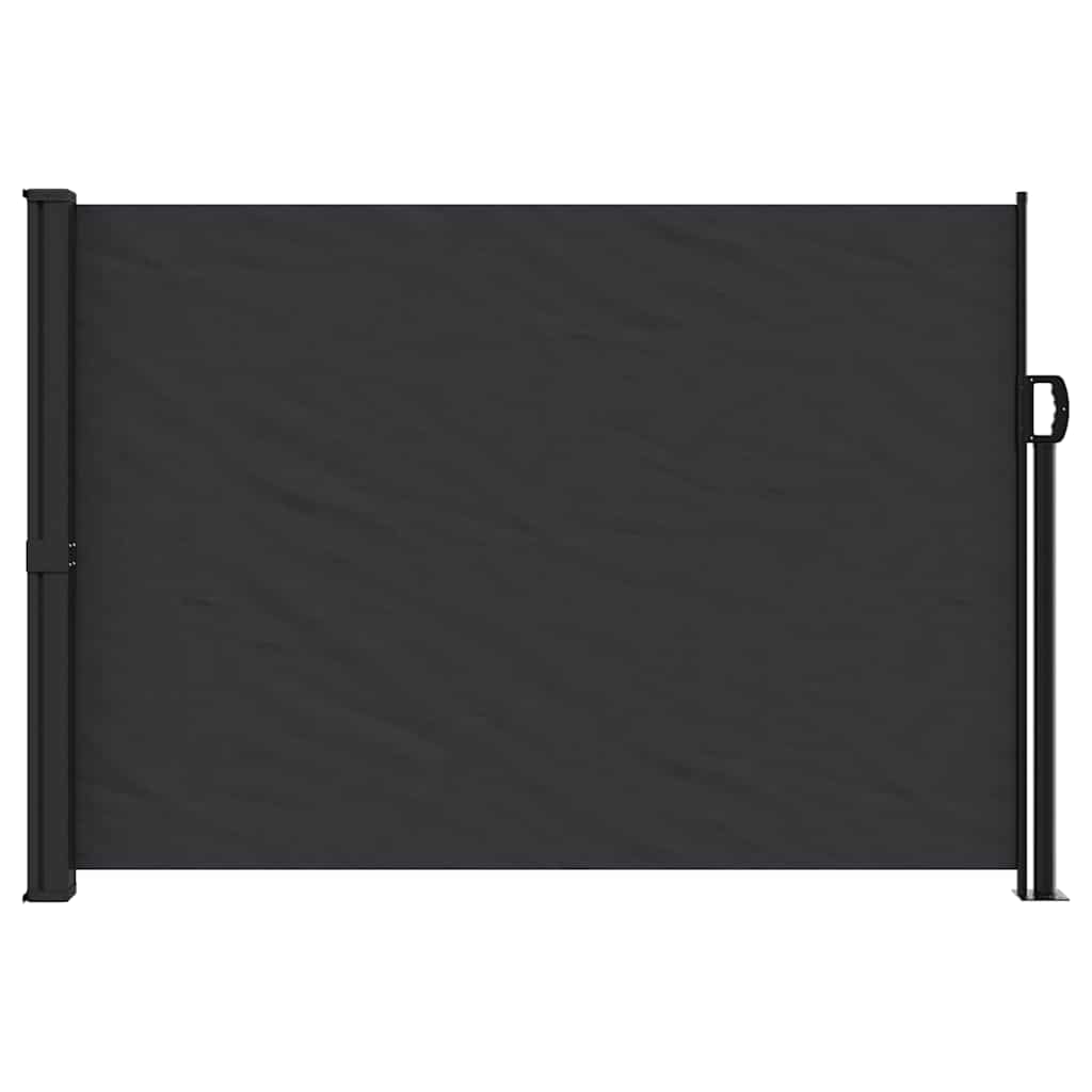 Vidaxx ausziehbarer Windschutz 140x300 cm schwarz