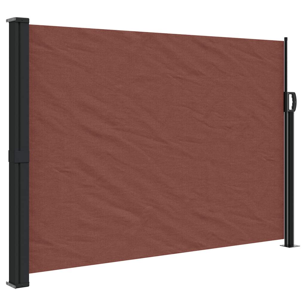 Vidaxx ausziehbarer Windschutz 140x300 cm braun