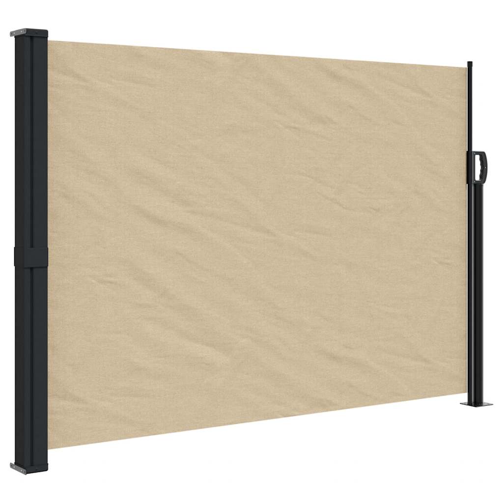Vidaxx ausziehbarer Windschutz 140x300 cm beige