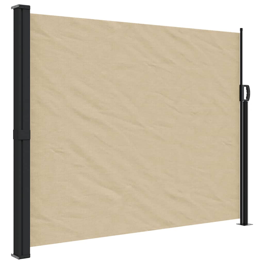 Vidaxx ausziehbarer Windschutz 160x300 cm beige