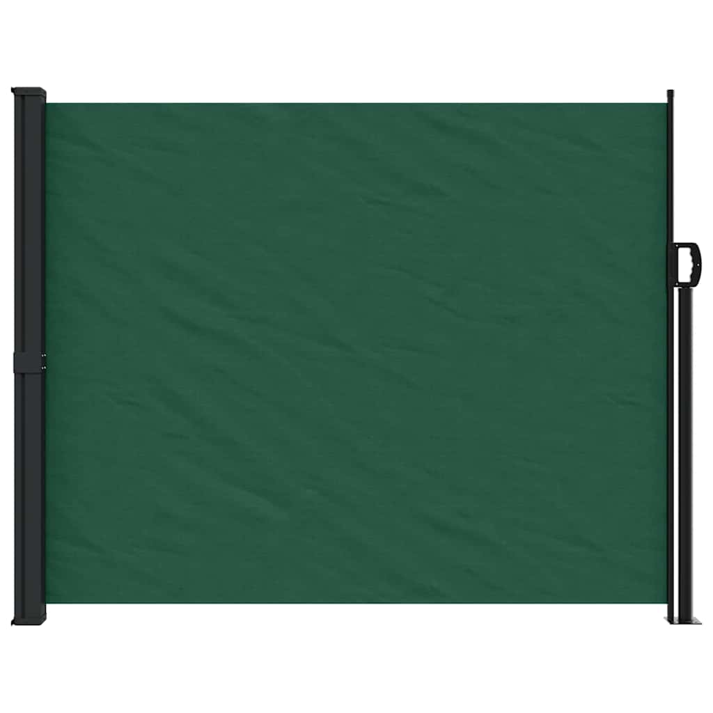 Vidaxx ausziehbarer Windschutz 160x300 cm dunkelgrün
