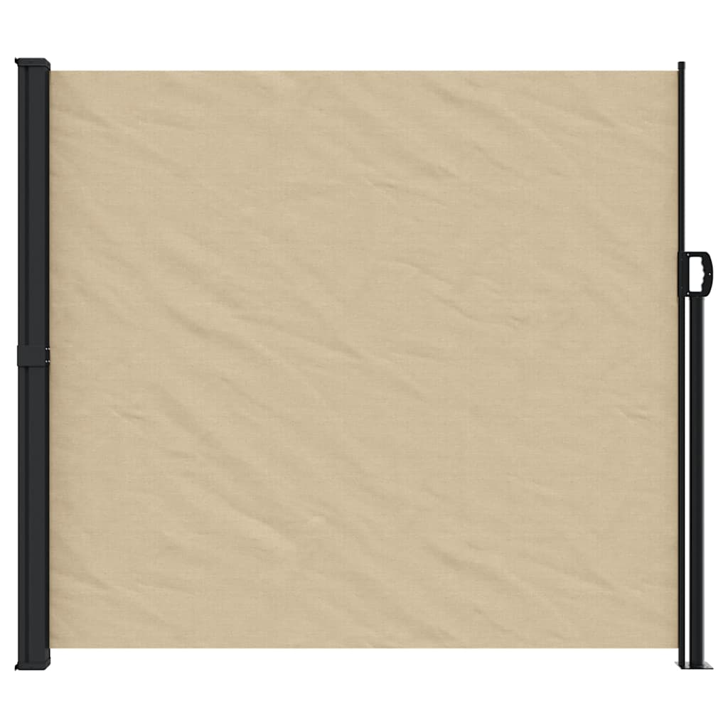 Vidaxx ausziehbarer Windschutz 180x300 cm beige