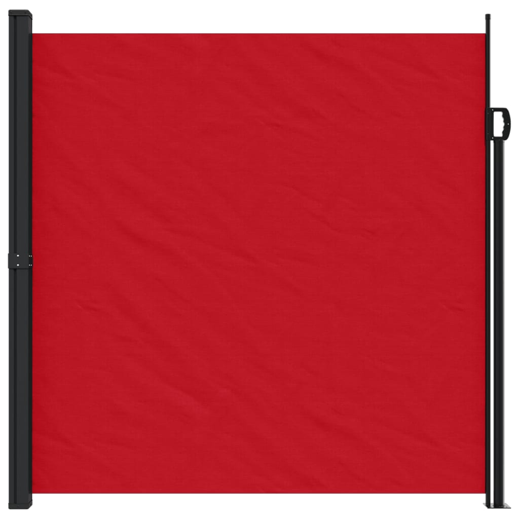 Vidaxx ausziehbarer Windschutz 200x300 cm rot