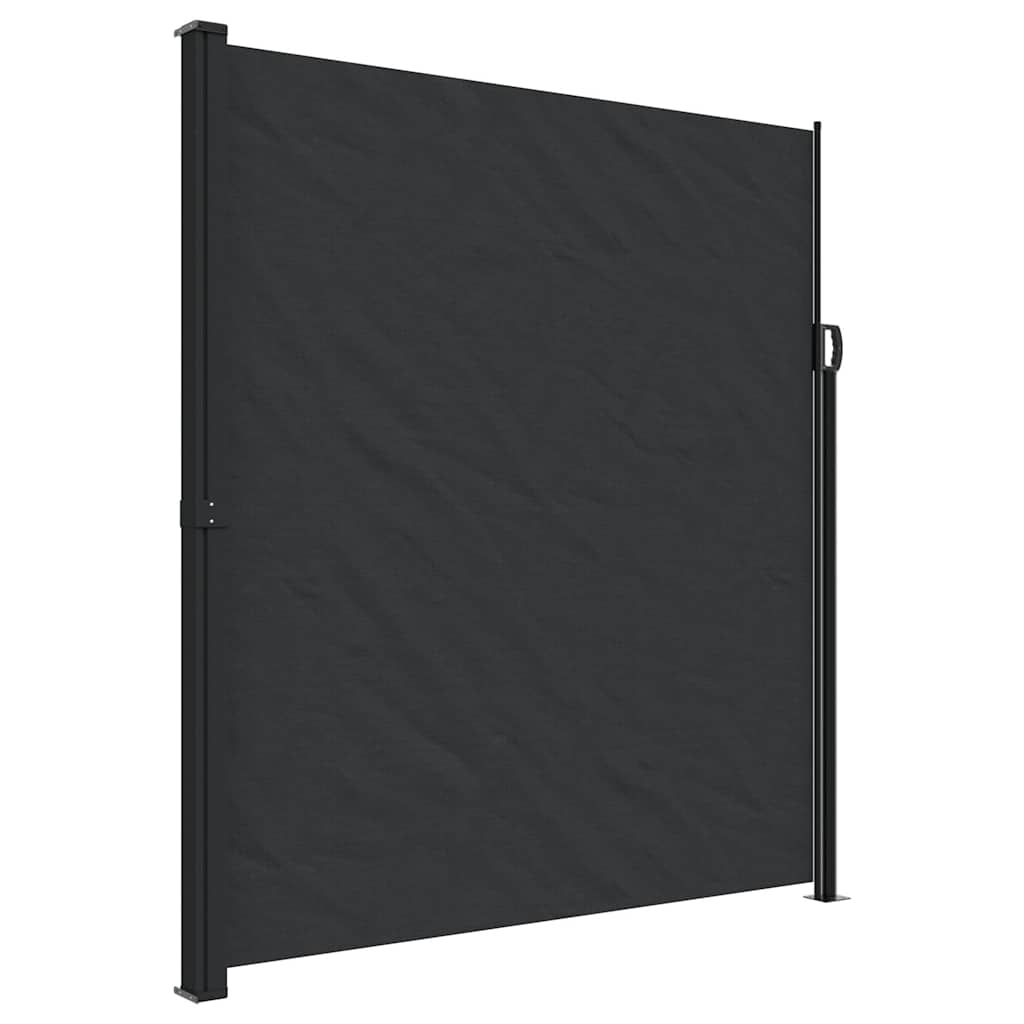 Vidaxx ausziehbarer Windschutz 220x300 cm schwarz