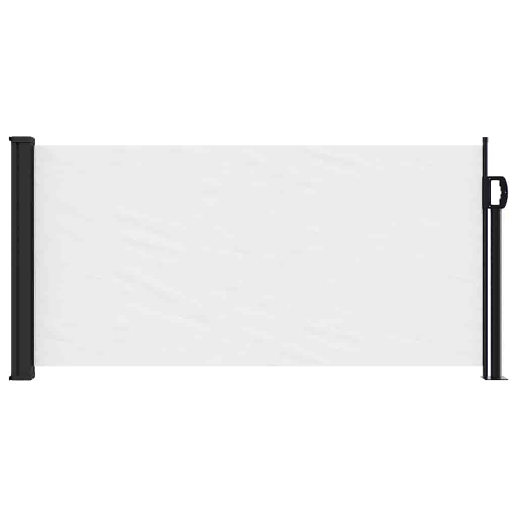 Vidaxx ausziehbarer Windschutz 100x500 cm weiß