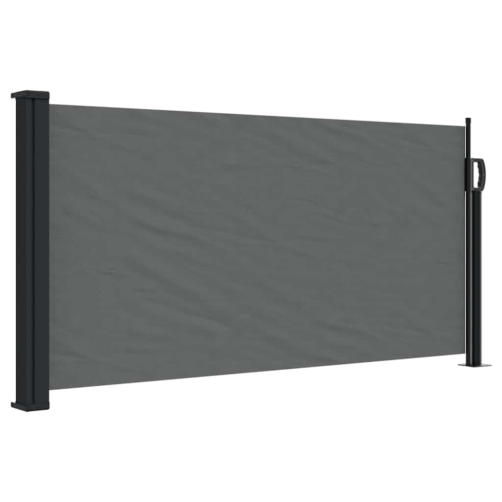 Vidaxx ausziehbarer Windschutz 100x500 cm Anthrazit